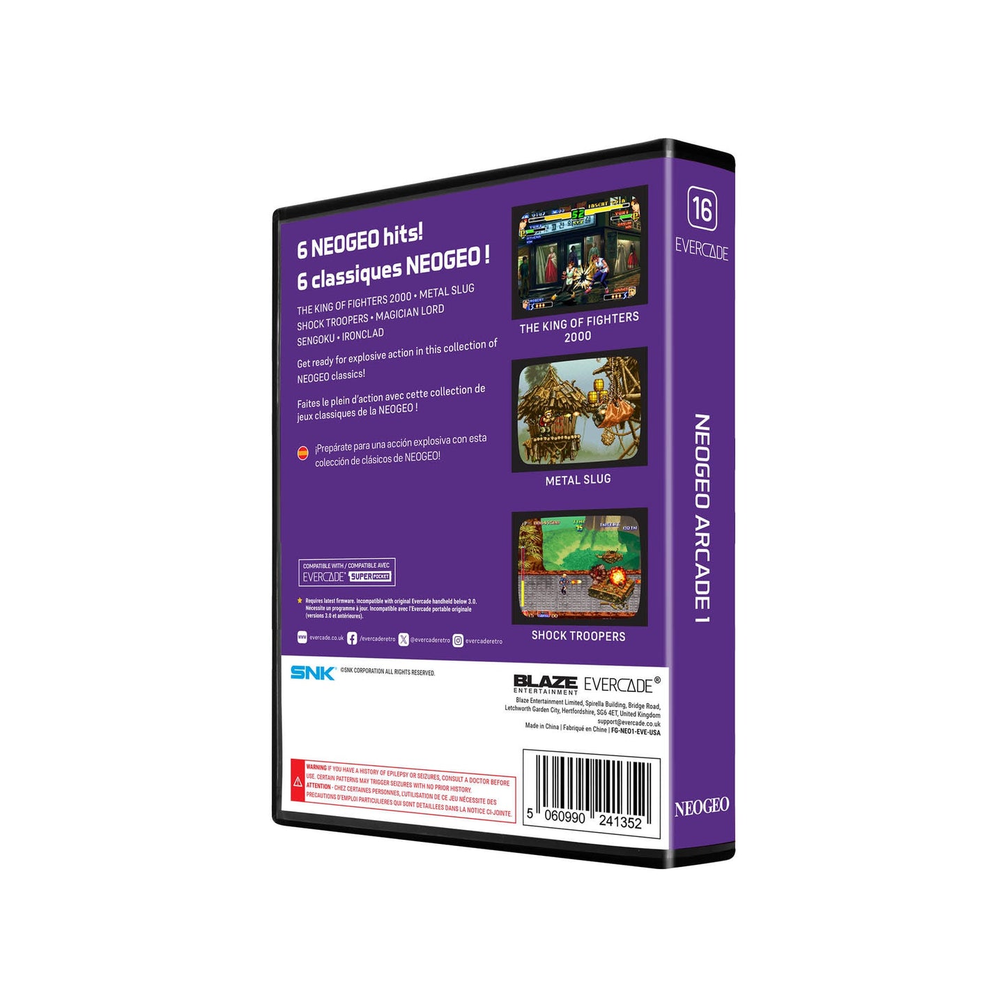 Evercade Roguecraft DX and NEO GEO Arcade Collection 1