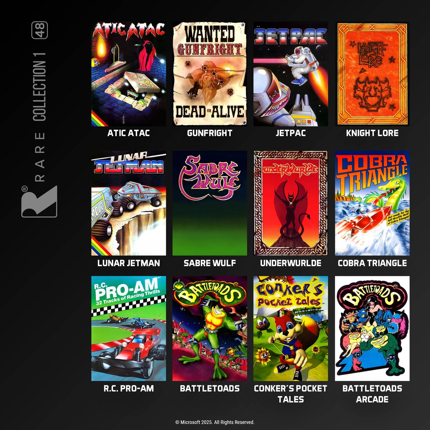 Evercade Llamasoft, Activision 1 and Rare Collection 1 Triple Pack