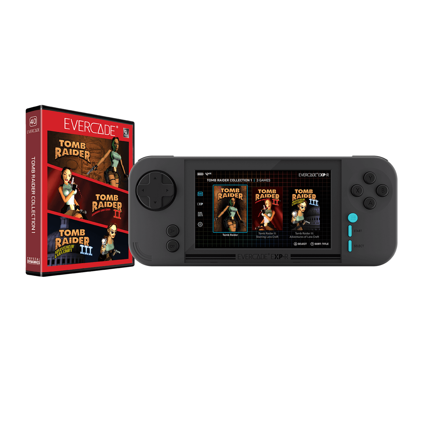 Evercade Evercade EXP-R - Tomb Raider Edition