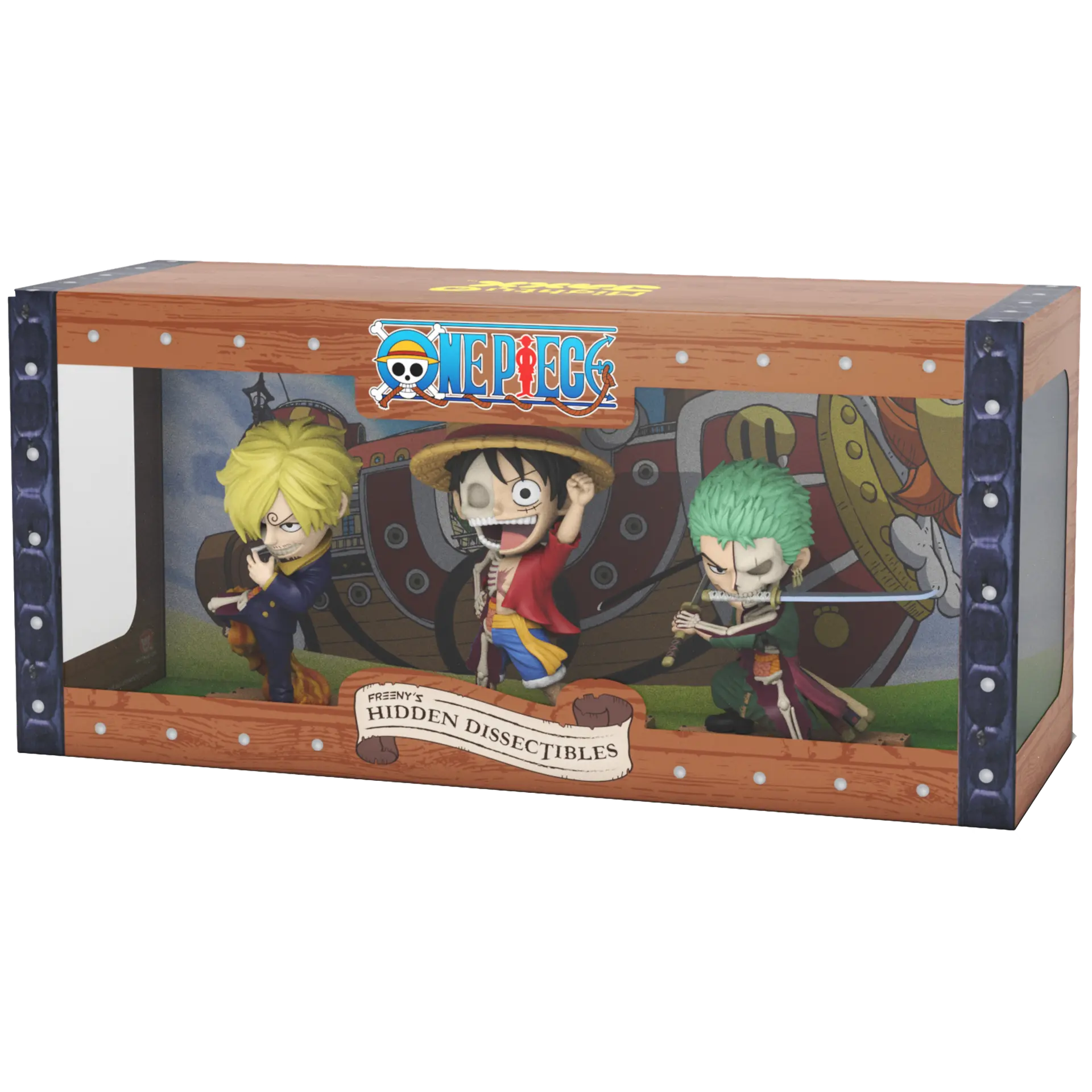 Freeny's Hidden Dissectibles: One Piece Luffy, Zoro and Sanji Freeny's Hidden Dissectibles: One Piece Luffy, Zoro and Sanji