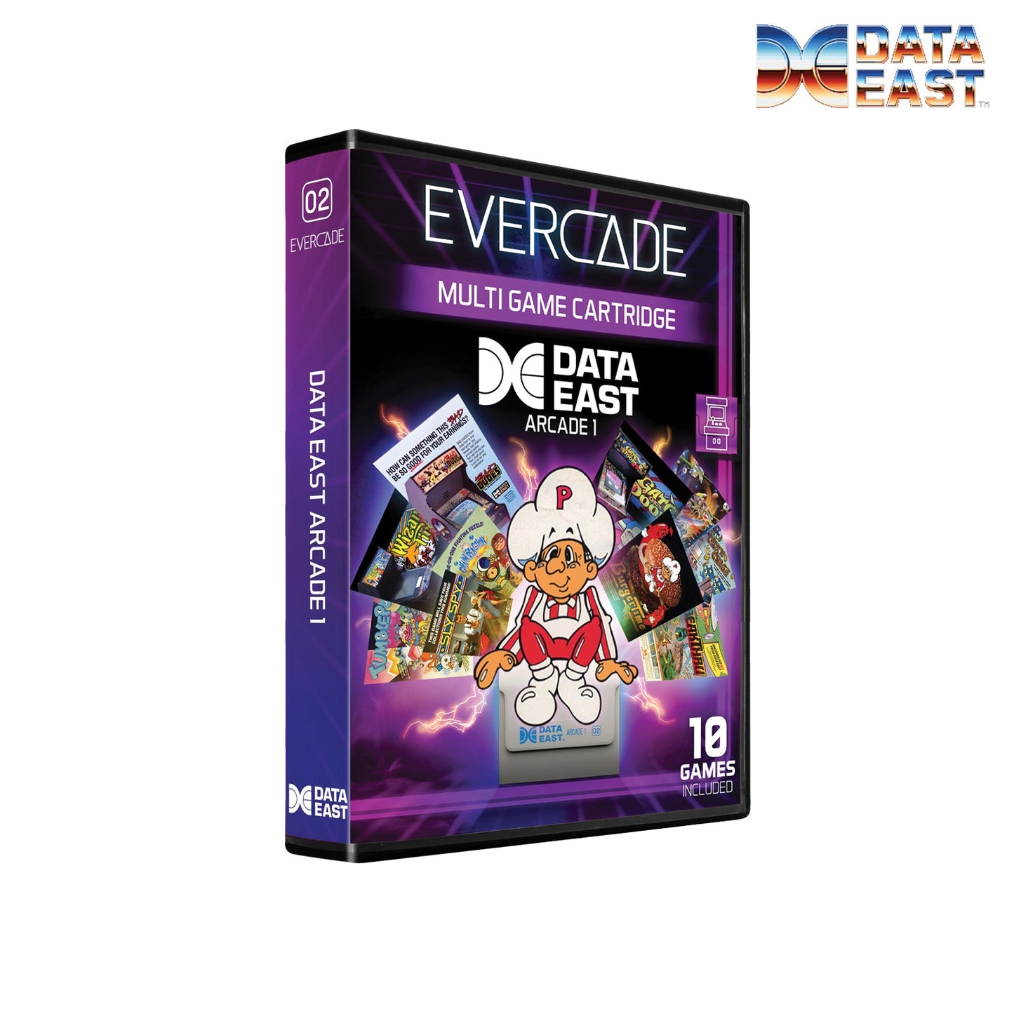 Evercade Data East Arcade Cartridge 1