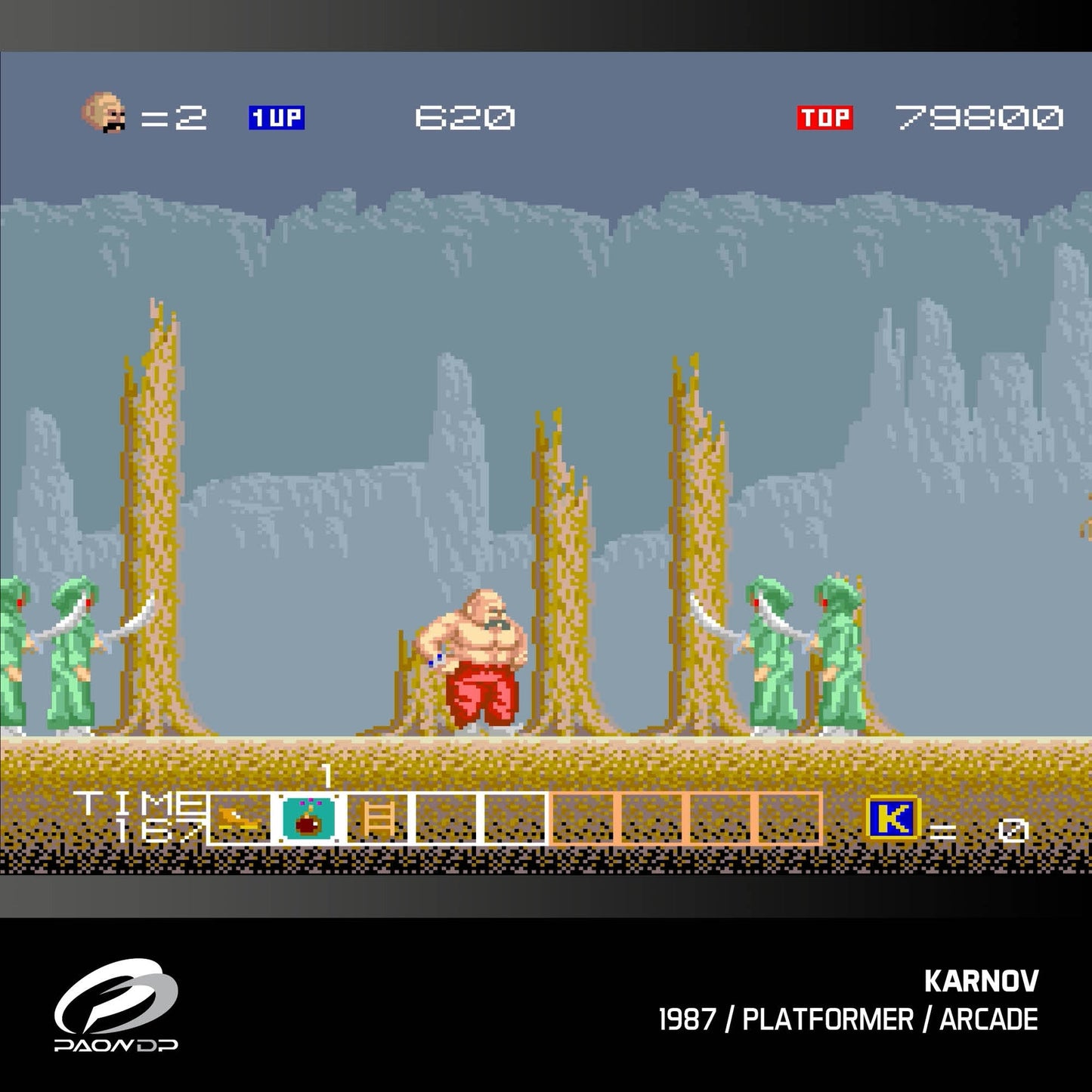 Evercade Karnov, Windjammers and Friends -  Gremlin Collection 2