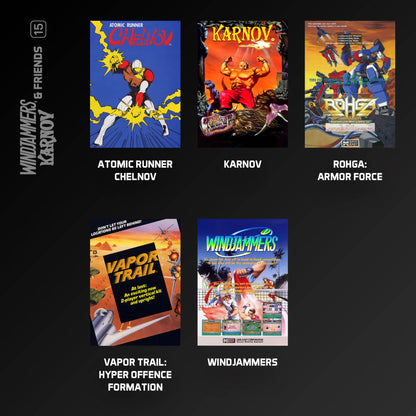Evercade Karnov, Windjammers and Friends -  Gremlin Collection 2