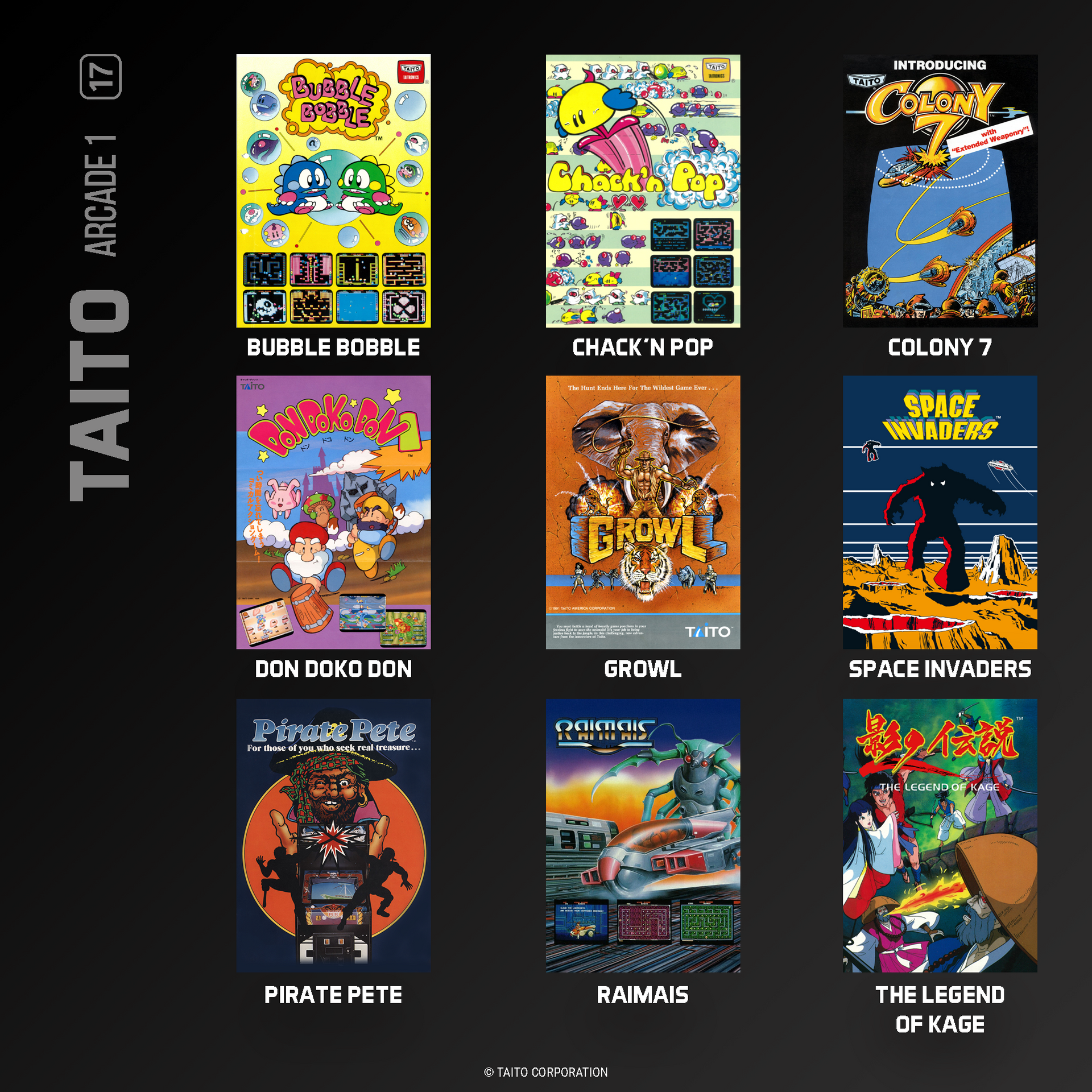 Evercade Taito Arcade Collections 1 & 2
