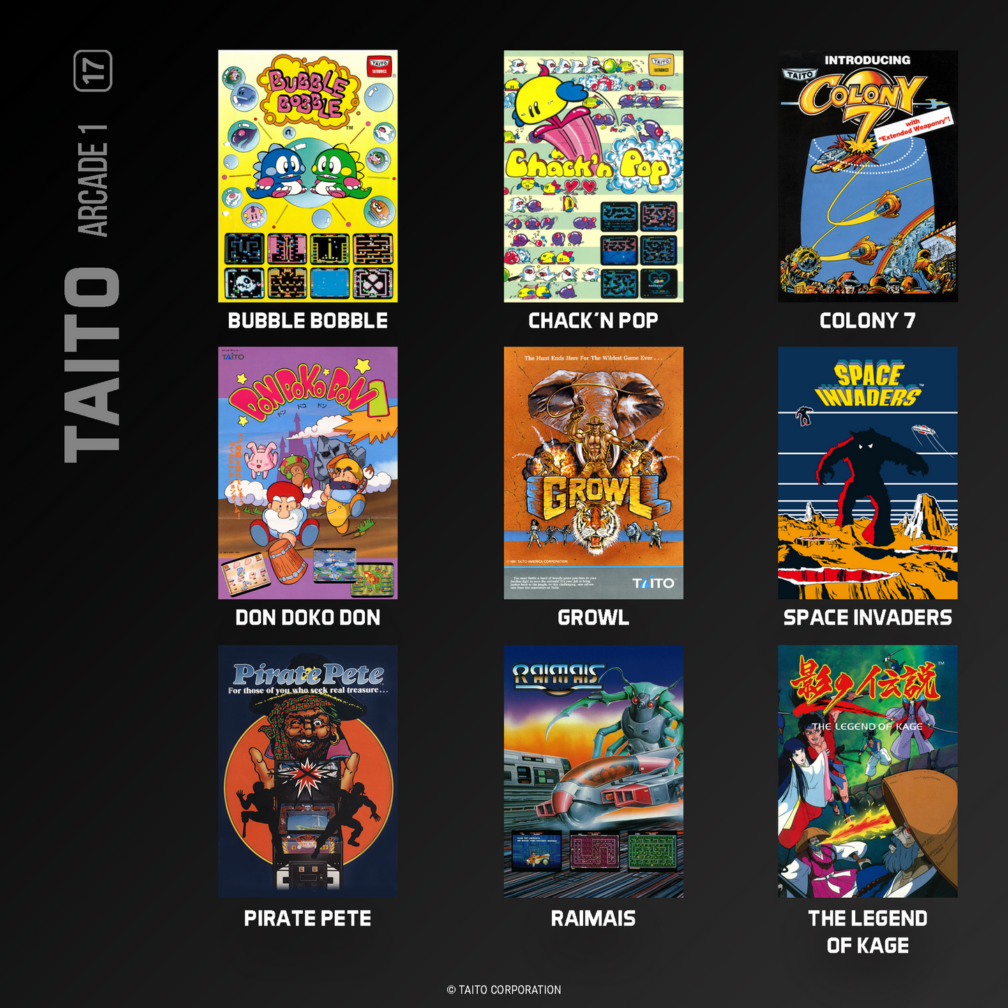 Evercade Taito Arcade Collections 1 & 2
