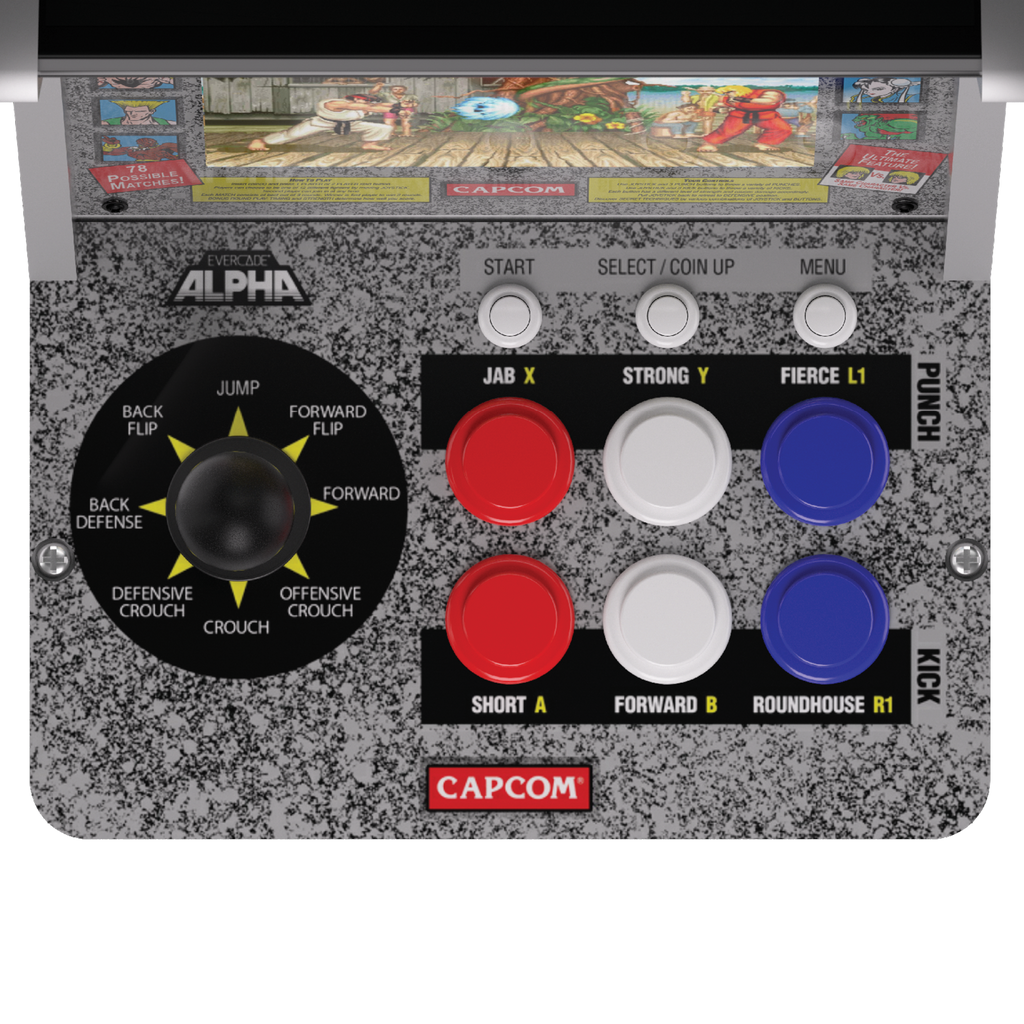 Evercade Alpha Street Fighter Bartop Arcade