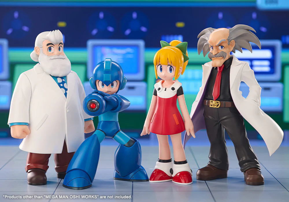 Mega Man Oshi Works Dr. Wily & Dr. Light Figure Set - 9"