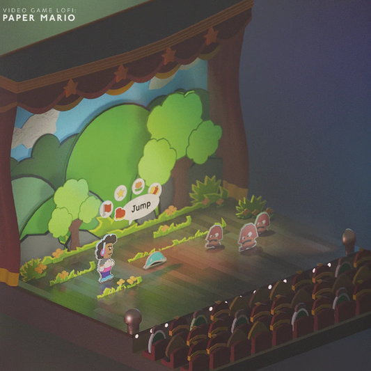Video Game LoFi: Paper Mario - Hotline Sehwani (1xLP Vinyl Record)