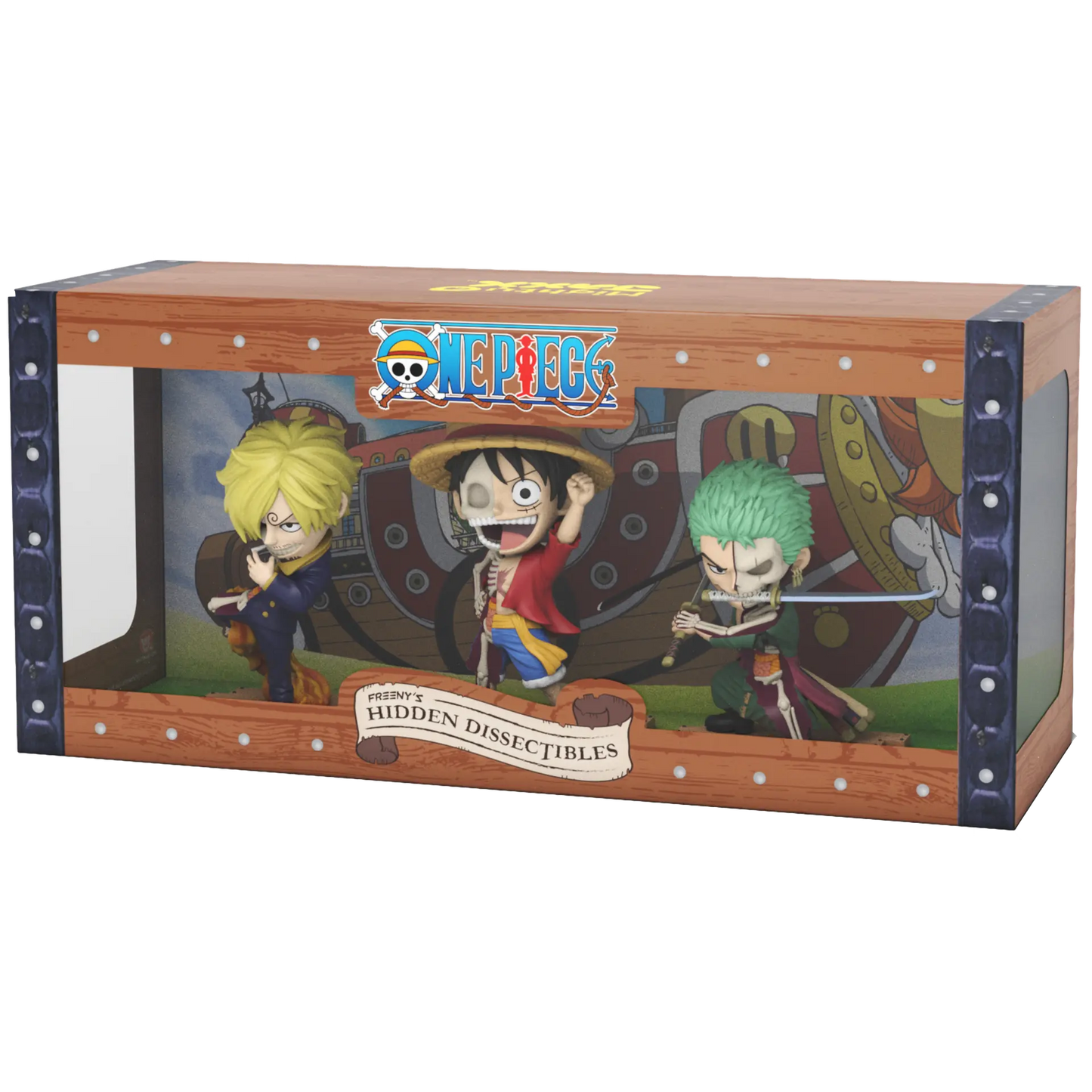 Freeny's Hidden Dissectibles: One Piece Luffy, Zoro and Sanji