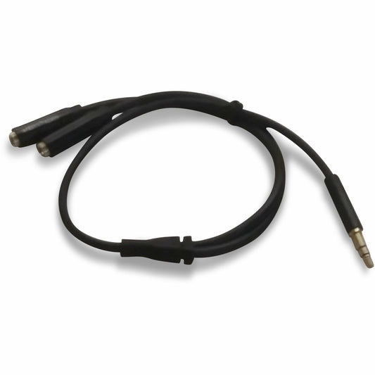 Vention 3.5mm to (2) 3.5mm Female Stereo – 1ft Splitter Cable - 